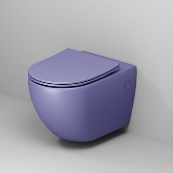 Унитаз подвесной Grossman Color GR-4411LIMS фиолетовый матовый