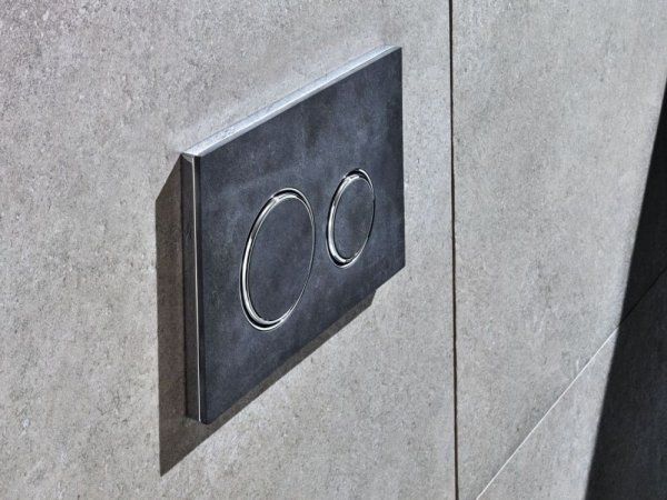 Кнопка смыва Geberit Sigma 21 115.884.JM.1 серый/хром