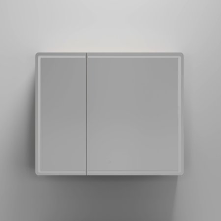 Зеркальный шкаф для ванной комнаты SANCOS Mirror 890x150х740 мм, с LED подсветкой, цвет дуб галифакс натуральный,  MI90EG