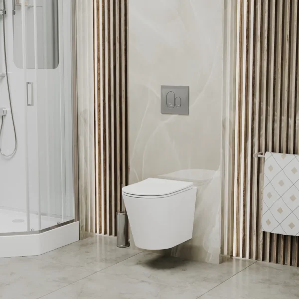 Кнопка смыва Grossman Galaxy 800.T1.01.110.110 для инсталляции, матовый хром