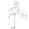 Смеситель для раковины Kludi ZENTA SL 481983965 черный матовый