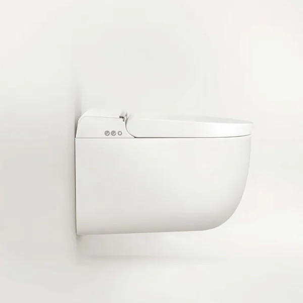 Электронный унитаз-биде подвесной Artceram Hype KHYV001 05 00 безободковый, с сиденьем микролифт, белый матовый