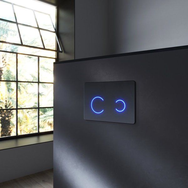 Клавиша для инсталляции Touchless Pro, сенсорная бесконтактная, стекло AM.PM Touch Pro I0450B38