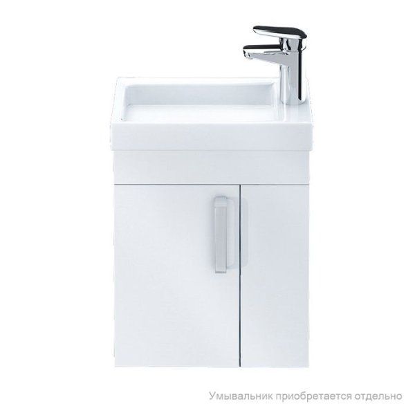 Тумба подвесная, 40 см, полки справа, белая, TORR, IDDIS, TOR40WRi95. Подходит умывальник 0014000U28