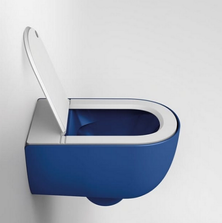 Унитаз подвесной ArtCeram The One THV001 16;00 синий