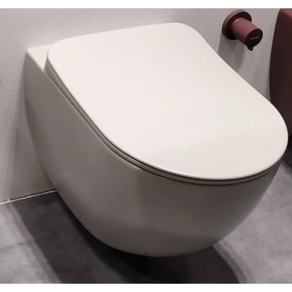 Унитаз подвесной Creavit Free FE322-11MB00E-0000 безободковый, белый матовый