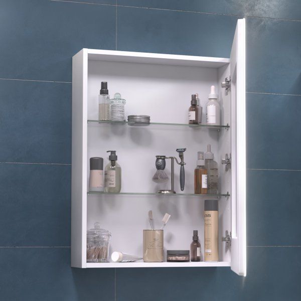 Шкаф VIGO навесной Geometry Step 600 с зеркалом  (301)