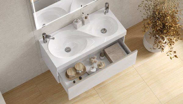 Тумба подвесная Velvex Otto 100 Белая (пленка ПВХ) (tp.OTO.OTT.100.1Y белый глянец)