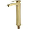 Смеситель для раковины высокий Gappo G1007-32, золото