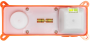 Смеситель для раковины (умывальника) REA OVAL CHROME + BOX хром скрытого монтажа, REA-B5124