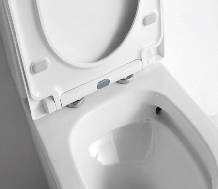 Унитаз напольный CeramaLux 2178, Бело-Глянцевый