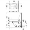Унитаз подвесной Duravit DuraStyle Senso Wash 2537590000