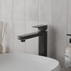 Смеситель для раковины Paini Grazia без донного клапана, черный матовый 21PZ205M