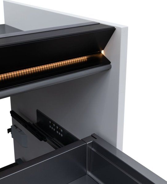 Тумба под раковину Allen Brau Activity 80 1.34004.WM белый матовый/черный браш