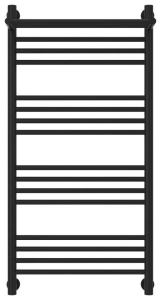 Полотенцесушитель водяной Сунержа Богема+ с 1 полкой 31-0223-1050 1000x500 черный матовый