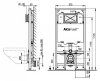 Система инсталляции для унитазов AlcaPlast Sadromodul Slim A1101/1200