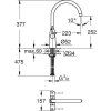 Смеситель Grohe Ambi 30189000 хром