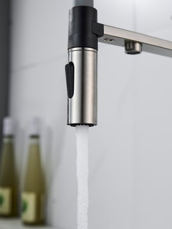 Смеситель для кухни Shevanik S478L, Сатин