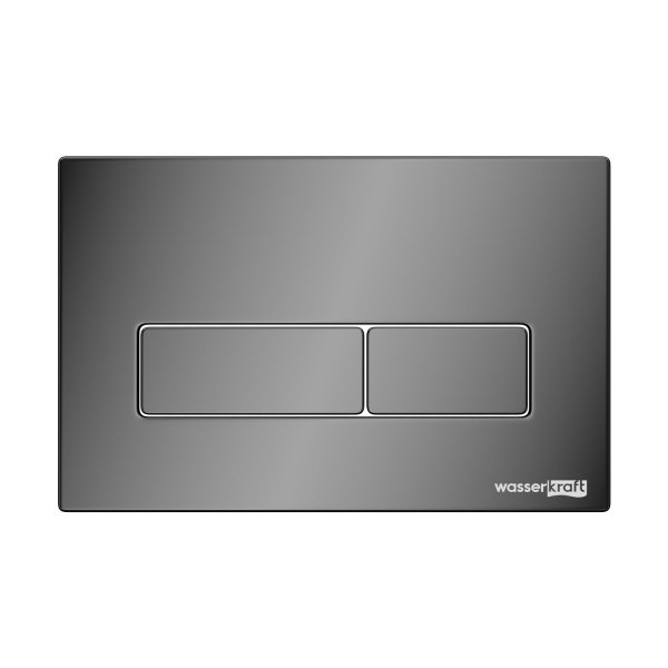 Система инсталляции для подвесных унитазов WasserKRAFT Abens 20TLT.010.ME.BL.PB03 черный глянец