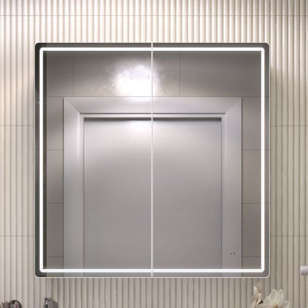 Шкаф VIGO навесной Geometry Classic 800 с зеркалом (118)