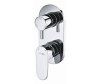 Смеситель для ванны и душа WasserKRAFT Dinkel 5800 5871 хром