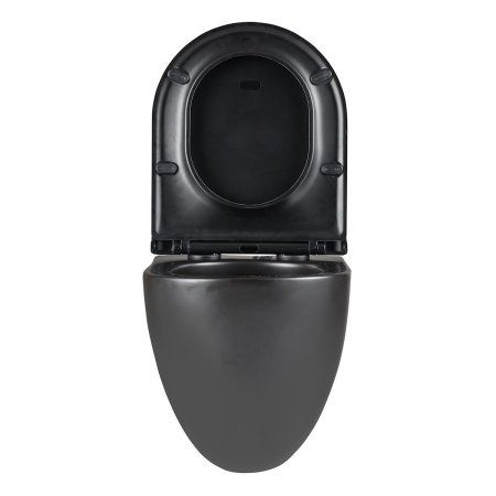 Унитаз Lemark GLAZER подвесной, черный матовый (9612004)