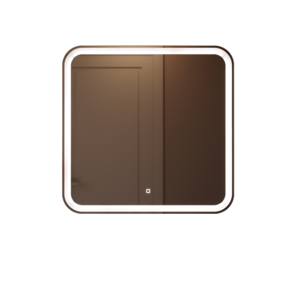 Зеркало MIXLINE "Стив-Лайт" 700*685 (ШВ) сенсорный выключатель, светодиодная подсветка (555671)