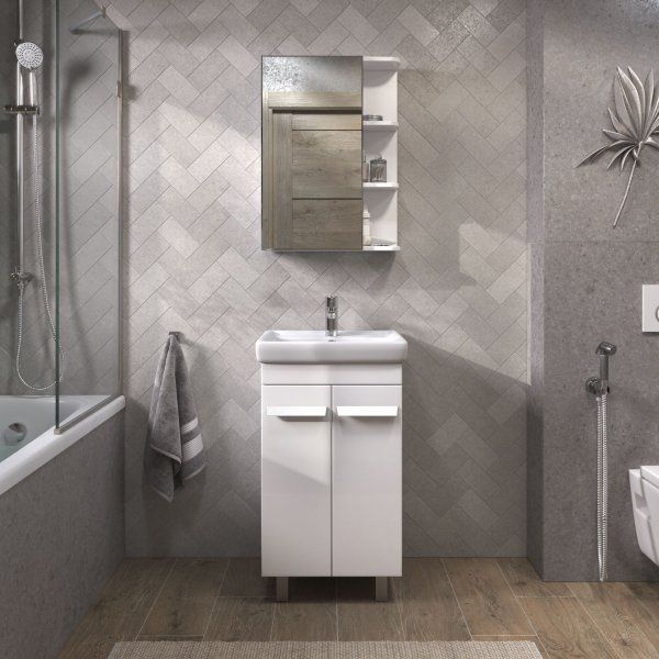 Шкаф VIGO навесной Nova 500 с зеркалом (zsh.NOV.50)