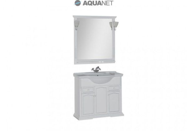 Тумба для комплекта Aquanet Тулуза 90 белая