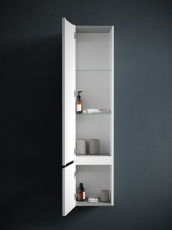 Шкаф-пенал SANCOS Very подвесной левый,  Bianco , 350х300х1600 мм,  PVR35LW