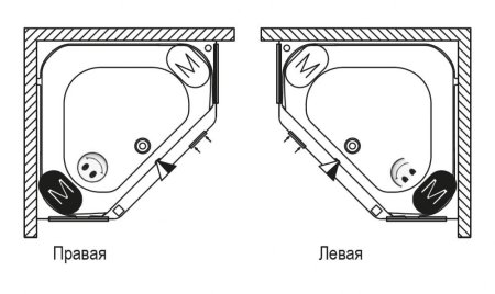 Ванна акриловая Riho Austin BA1100500000000 145x145