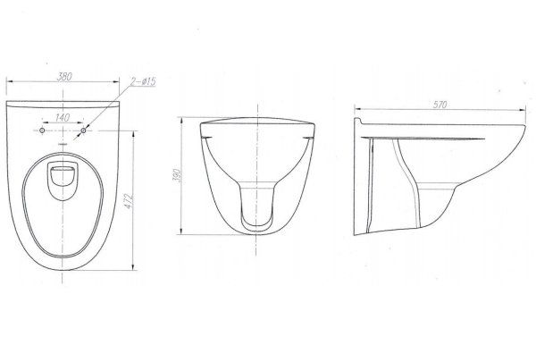 Унитаз подвесной FB2649H / крышка FB2649H