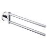 Полотенцедержатель Hansgrohe Logis 40512000 двойной, хром