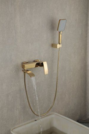 Смеситель для ванны Gappo G3207-3, однорычажный, золото