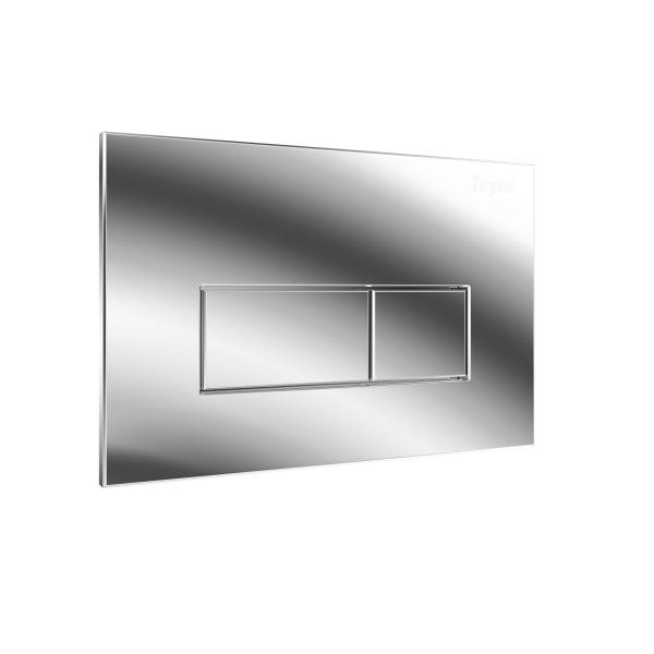 Клавиша смыва Teymi Helmi, двойной смыв, хром глянец T70202CH