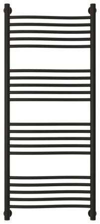Полотенцесушитель водяной Сунержа Флюид+  31-0222-1250 1200x500 черный матовый