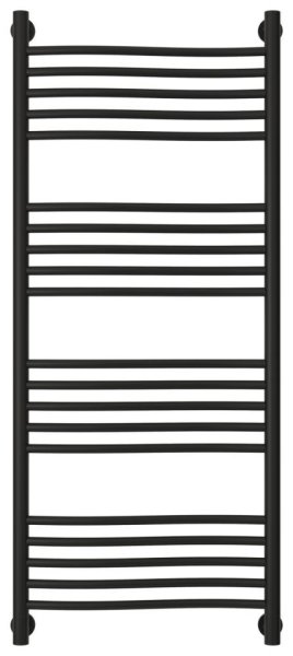 Полотенцесушитель водяной Сунержа Флюид+  31-0222-1250 1200x500 черный матовый