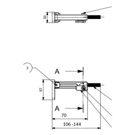 Комплект креплений Cersanit 63478 для инсталляций, Quick-Fix