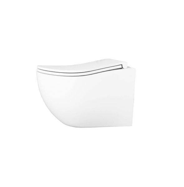 Унитаз подвесной безободковый (торнадо) D&K München 520*360*360мм, сиденье микролифт, белый (DT1566516)