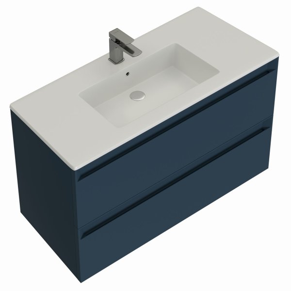 Тумба под раковину Allen Brau Eclipse 80 1.E1002.BGM 2.0 синий матовый