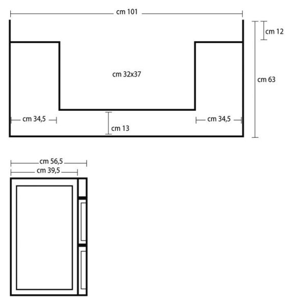 Тумба с раковиной Tiffany World Armony 7224/S 112 подвесная, белая с патиной, ручки бронза