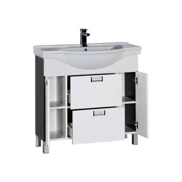 Тумба под раковину Aquanet Сити 00173385 90 венге