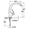 Смеситель TEKA MC-10 PLUS 915 гранит