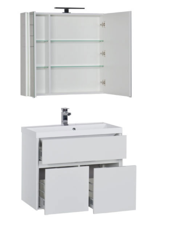 Мебель для ванной Aquanet Латина 00179638 80 белая