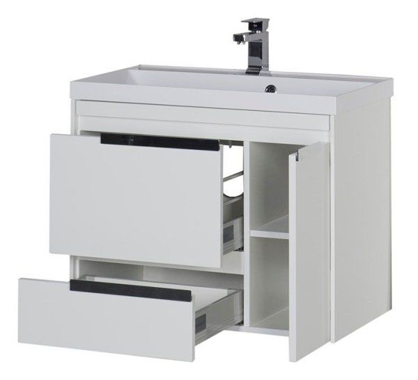 Тумба под раковину  Aquanet Тиволи 00180055 80 белая