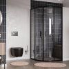Душевой уголок WasserKRAFT Dill 61S 61S01 профиль черный, стекло прозрачное