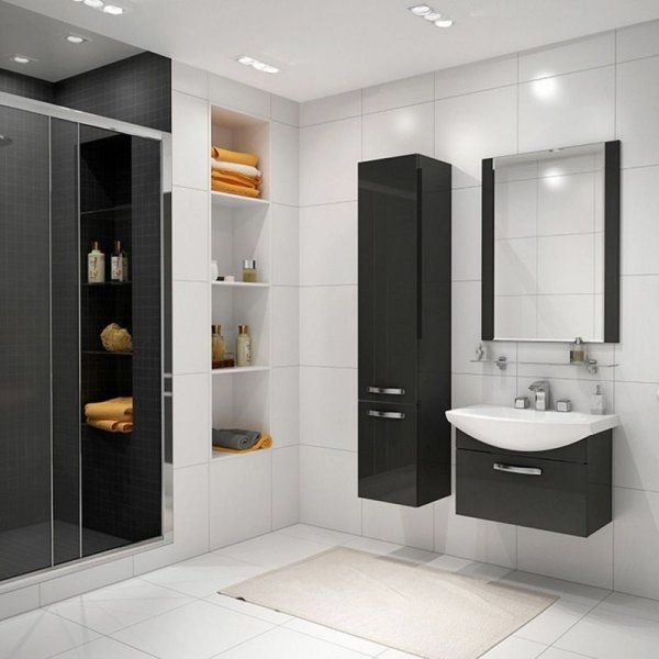 Зеркало Aquaton Ария 1A133702AA950 65 черный