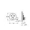 Термостат Grohe Grohtherm SmartControl 29120000 для ванны с душем, с держателем