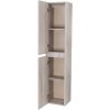 Шкаф-пенал BelBagno Kraft KRAFT-1600-2A-SC-RGB-L 33 подвесной, Rovere Galifax Bianco