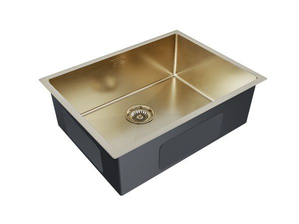 Мойка для кухни нержавеющая  Paulmark NEXT PM215844-BG, брашированное золото